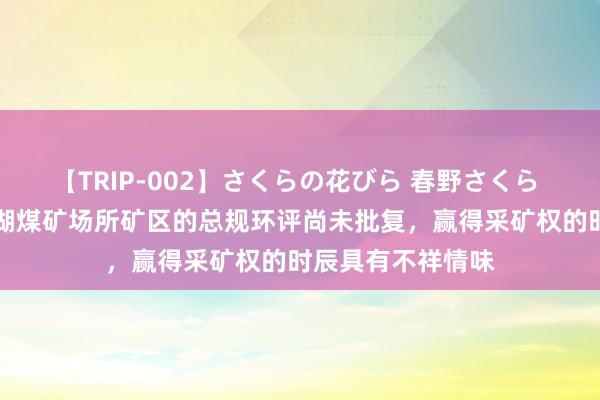 【TRIP-002】さくらの花びら 春野さくら ST中泰：南黄草湖煤矿场所矿区的总规环评尚未批复，赢得采矿权的时辰具有不祥情味