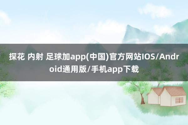 探花 内射 足球加app(中国)官方网站IOS/Android通用版/手机app下载