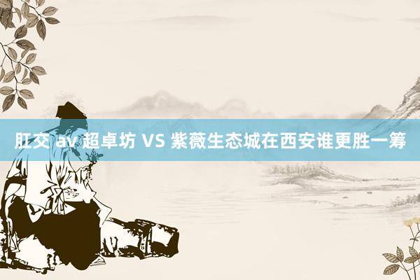 肛交 av 超卓坊 VS 紫薇生态城在西安谁更胜一筹